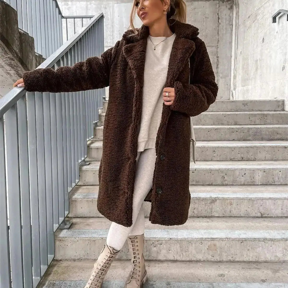Long Women's Softprint Jacket