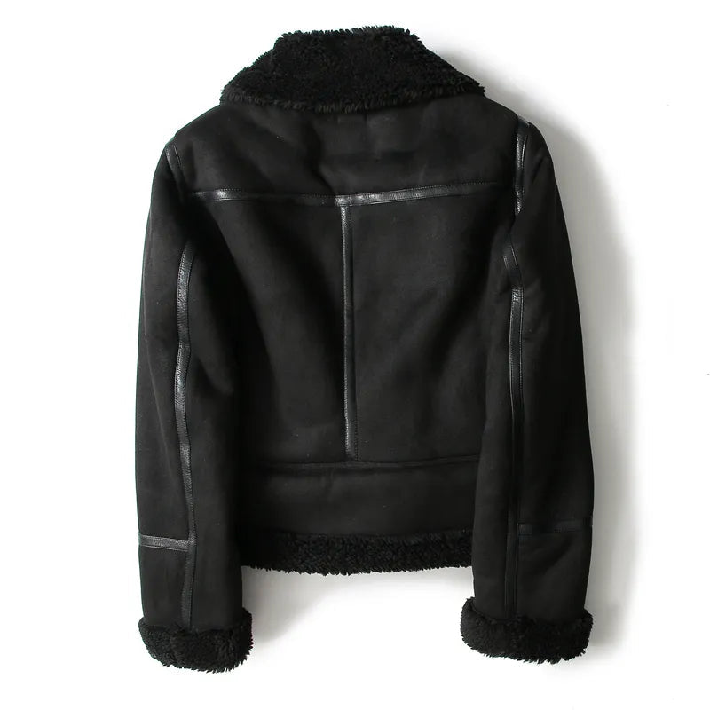 Lederjacke Biker Stil Rebel - IdealeKleiden