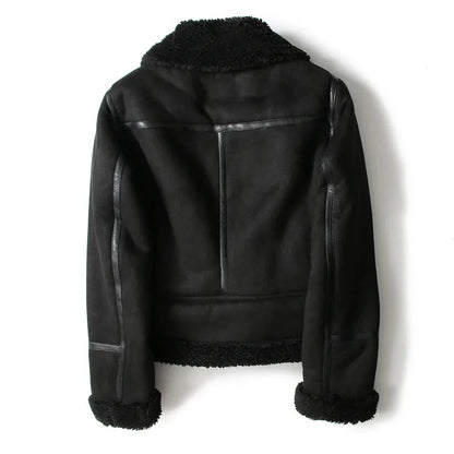 Lederjacke Biker Stil Rebel - IdealeKleiden
