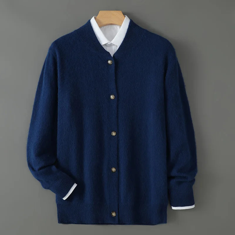 Women's Soft Cardigan with Front Buttons