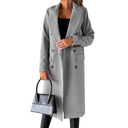 Autumn Coat Women Elegant Long