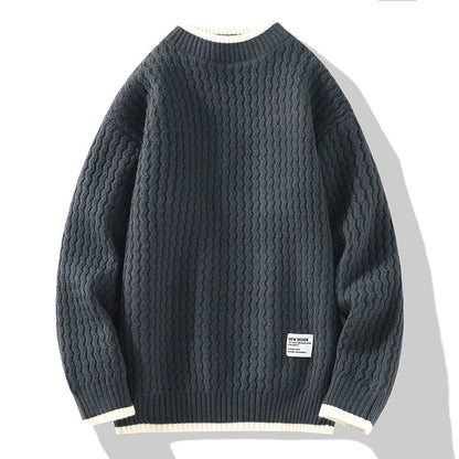 Men's Textured Knit Sweater
