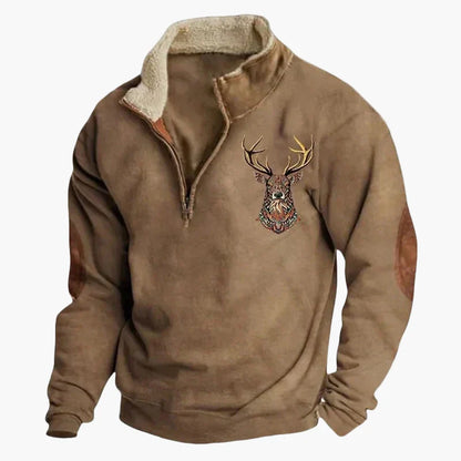 Stylish Pullover Western Look Ethnic Pattern Outdoor