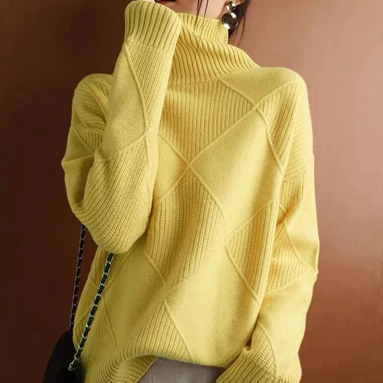 Fashionable Turtleneck Sweater for Women