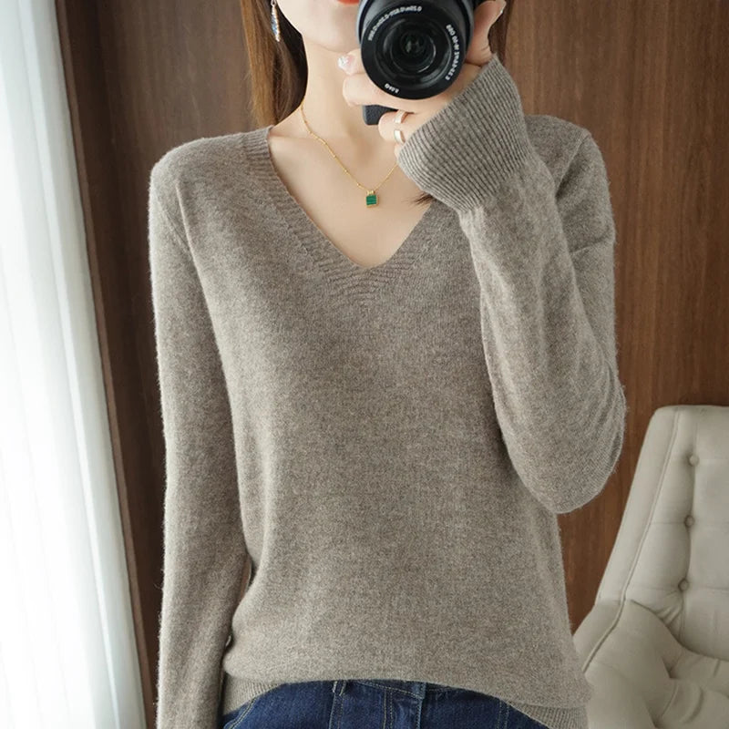 Comfortable V-Neck Sweater for Women