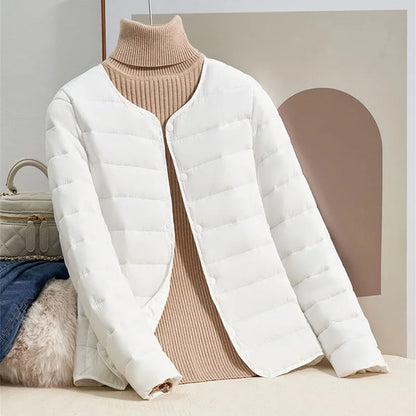Lightweight Women's Slim Fit Down Coat