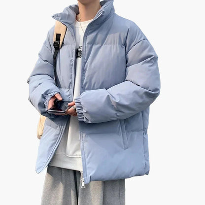 Winter Quilted Jacket Streetwear Style