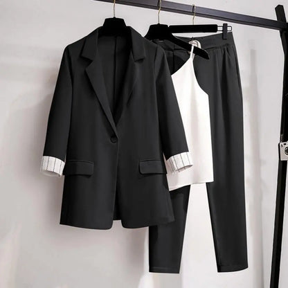 Damen Business Anzug Set Elegant Formal - IdealeKleiden
