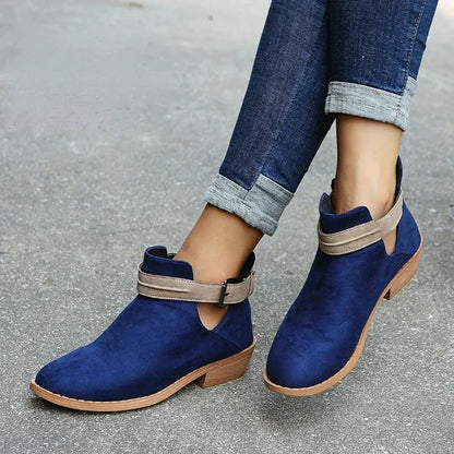 Women's Ankle Boots Pointed Toe Adjustable