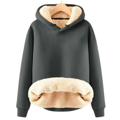 Warm Hoodie Women Soft Fleece