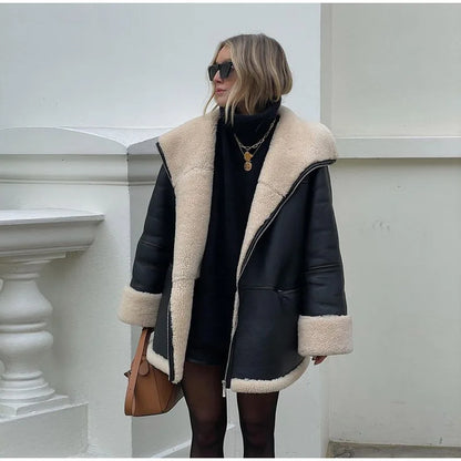 Warm Winter Jacket Women Fleece