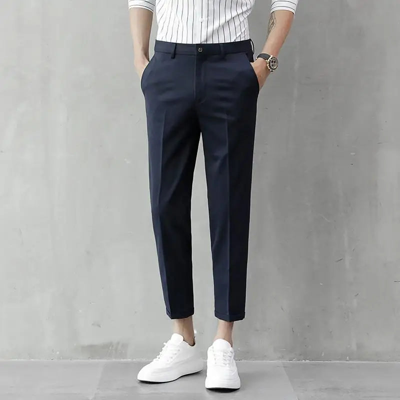 Men's Dress Pants Elegant Slim Fit