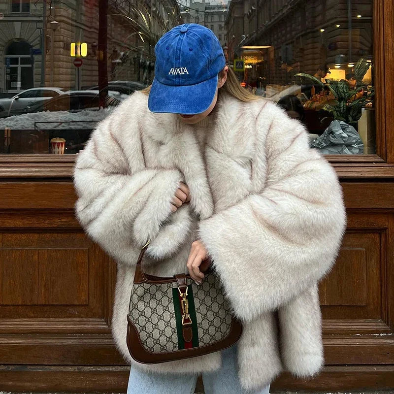 Oversized Winter Coat Cuddly Warm