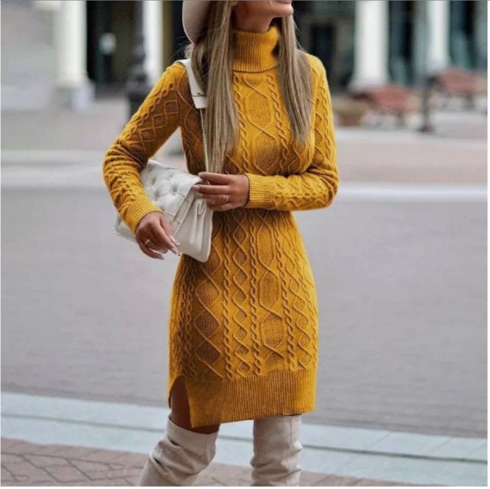 Soft Knit Dress Women's Winter