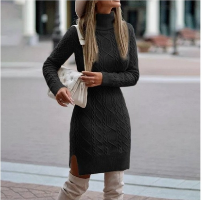 Soft Knit Dress Women's Winter