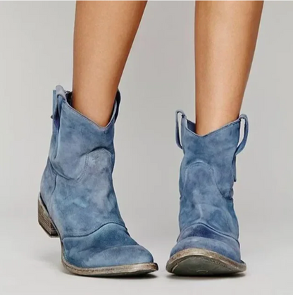 Elegante Stiefel aus Wildleder Western Style
