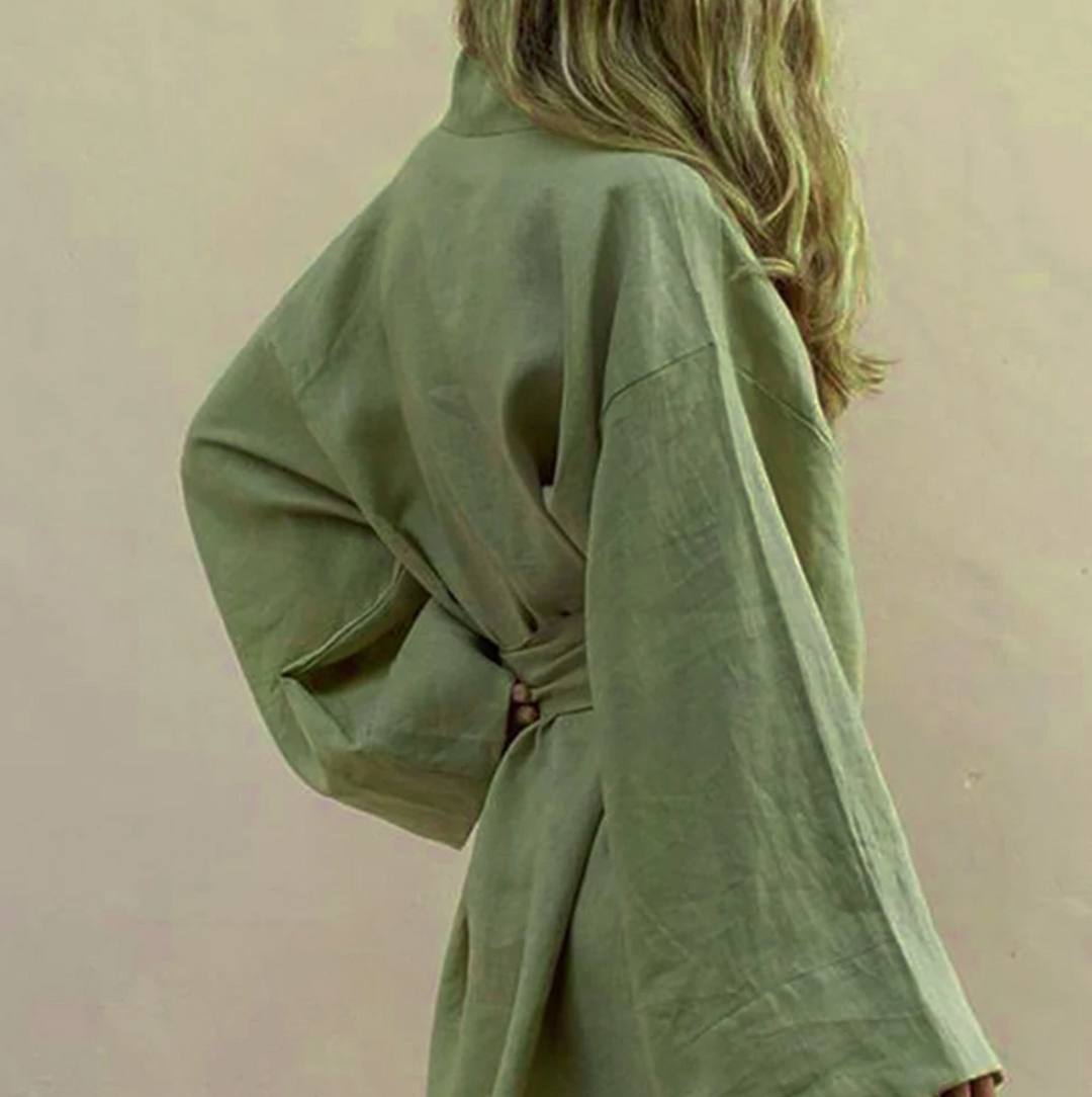 Luxury Kimono for Women with Silk Belt