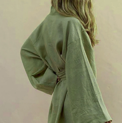 Luxury Kimono for Women with Silk Belt
