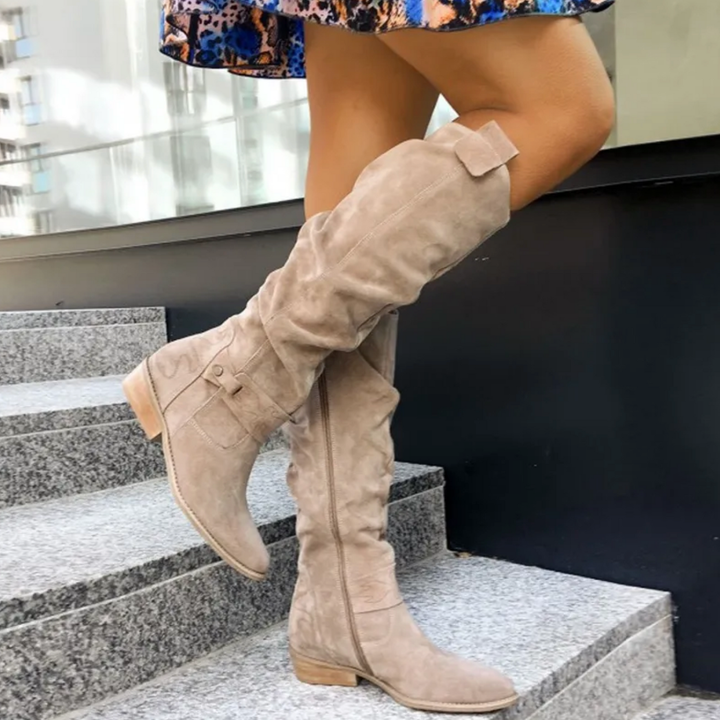 Elegant Women's Boots High-Quality Leather Shoes