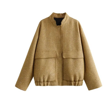 Luxury Coat Gold Color