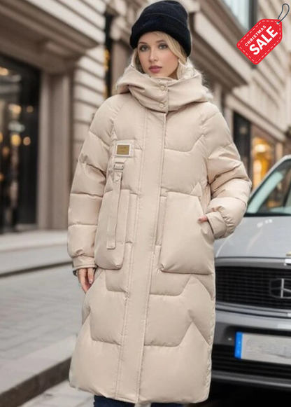 Verlängerte Puffjacke Damen Oversized - IdealeKleiden