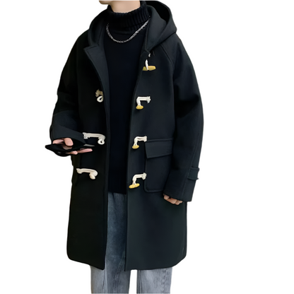 Men's Long Winter Parka Warm Duffle Coat