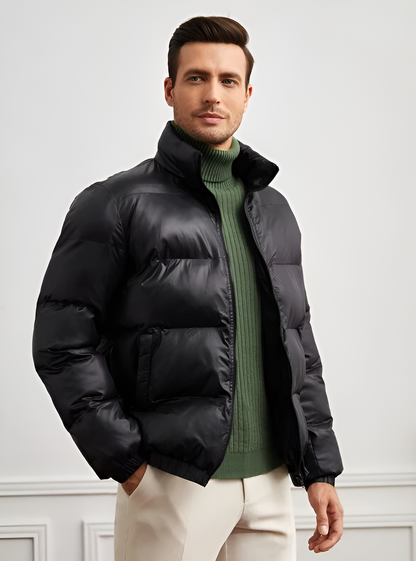 Elegant Puffer Jacket Men's Stylish