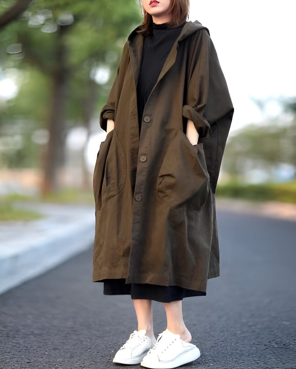 Stylische Regenjacke Damen Waterproof - IdealeKleiden