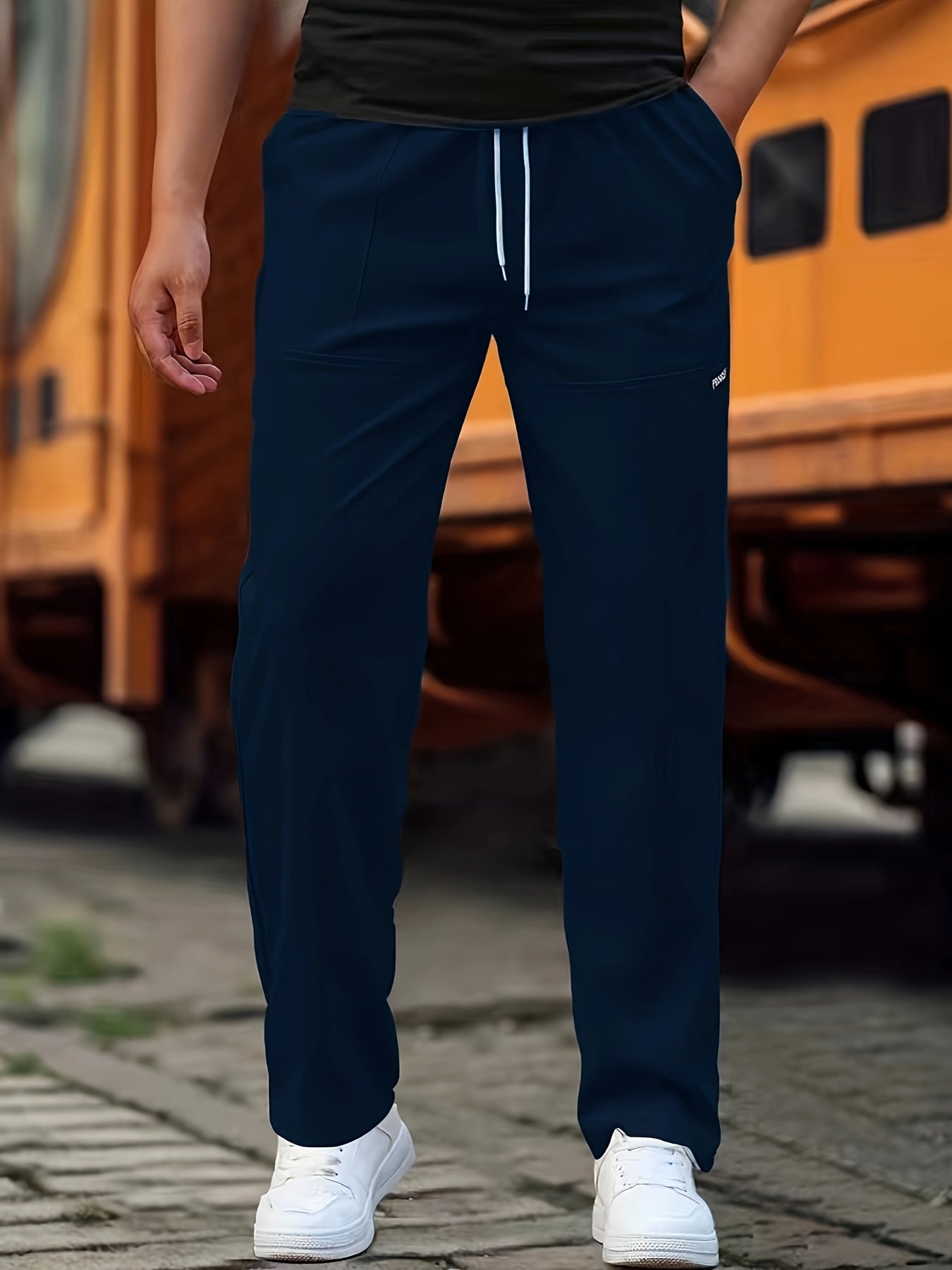 Men's Slim Joggers Stretch Drawstring