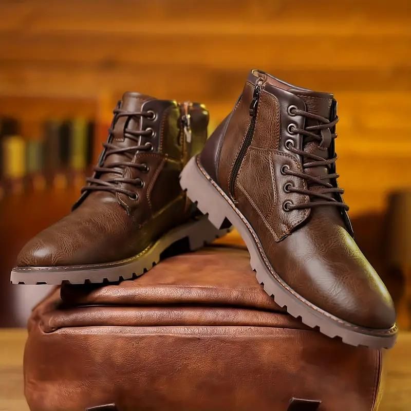 Men's Lace-up Boots Leather Black
Men's Ankle Boots Elegant Brown
Men's Zipper Boots Robust Leather Black
Men's Leather Boots Vintage Brown
Men's St