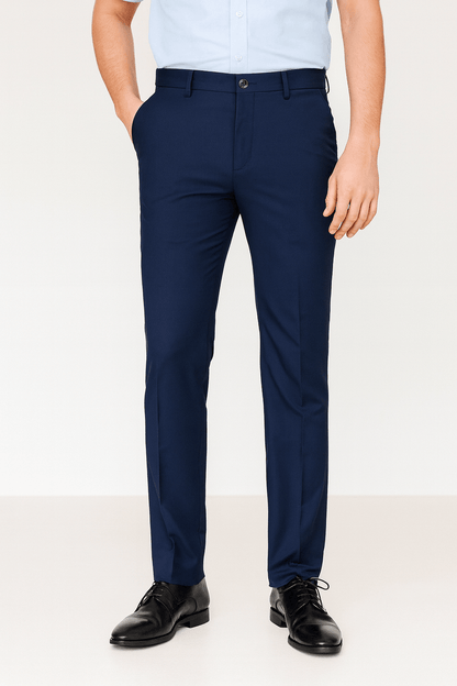 Herren Anzughose Slim Fit Elastisch