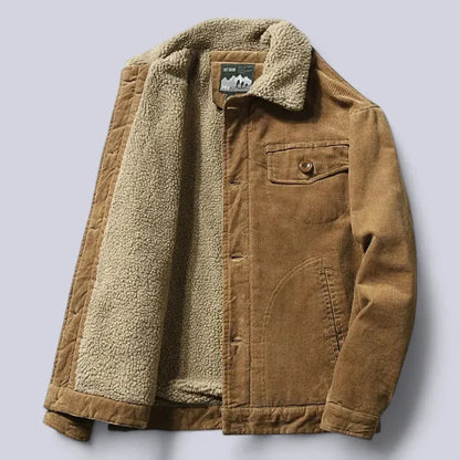 Warm-lined Sherpa Style winter coat