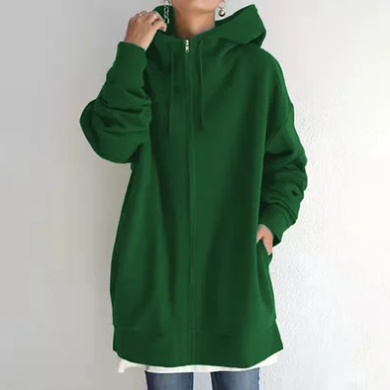 Women's Hoodie Hood Zipper Autumn Winter