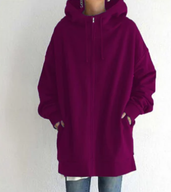 Women's Hoodie Hood Zipper Autumn Winter