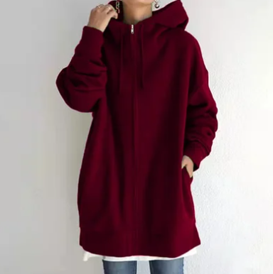 Women's Hoodie Hood Zipper Autumn Winter