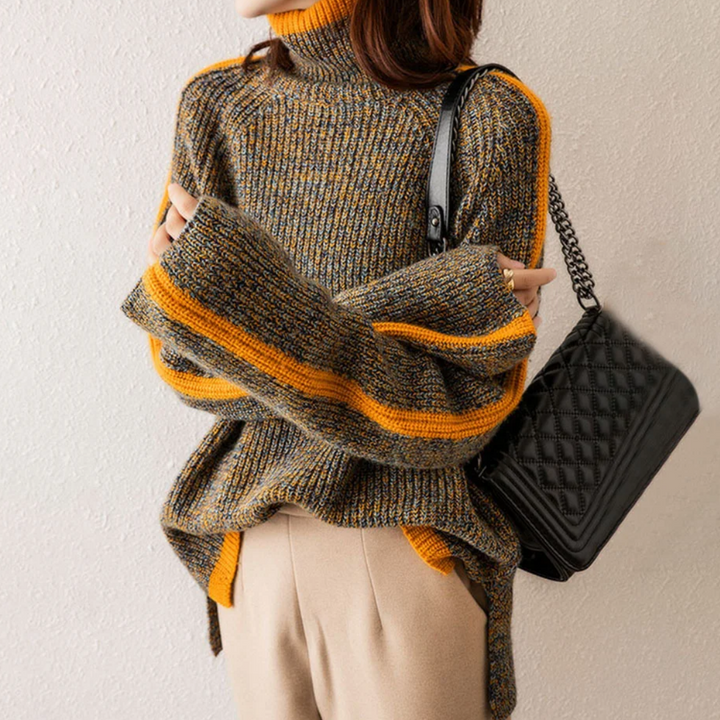Luxury Turtleneck Sweater Women Soft Knit