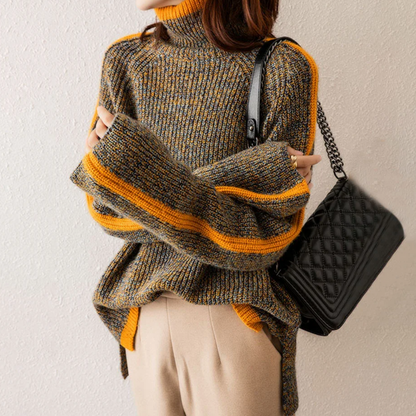 Luxury Turtleneck Sweater Women Soft Knit