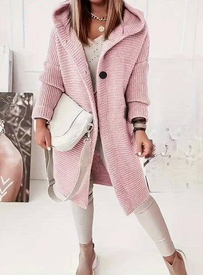 Comfortable Women's Oversized Hooded Jacket
