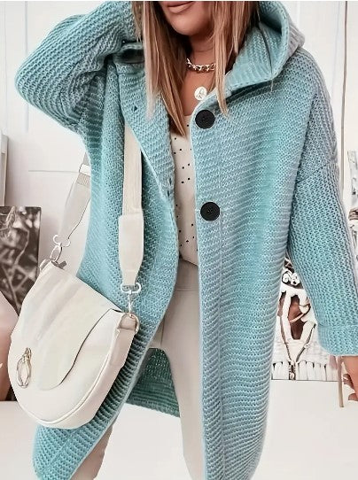 Comfortable Women's Oversized Hooded Jacket