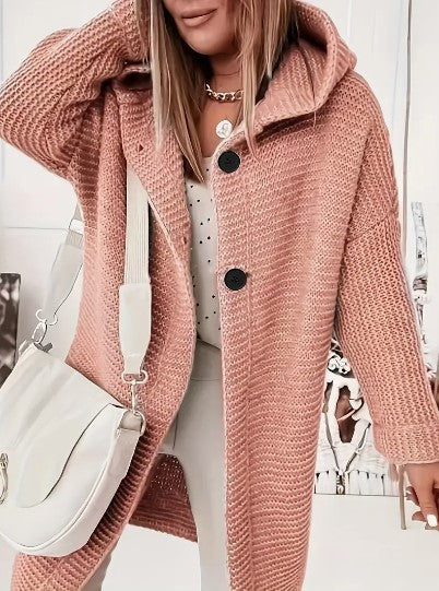 Comfortable Women's Oversized Hooded Jacket
