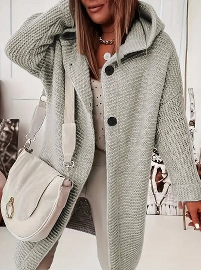 Comfortable Women's Oversized Hooded Jacket