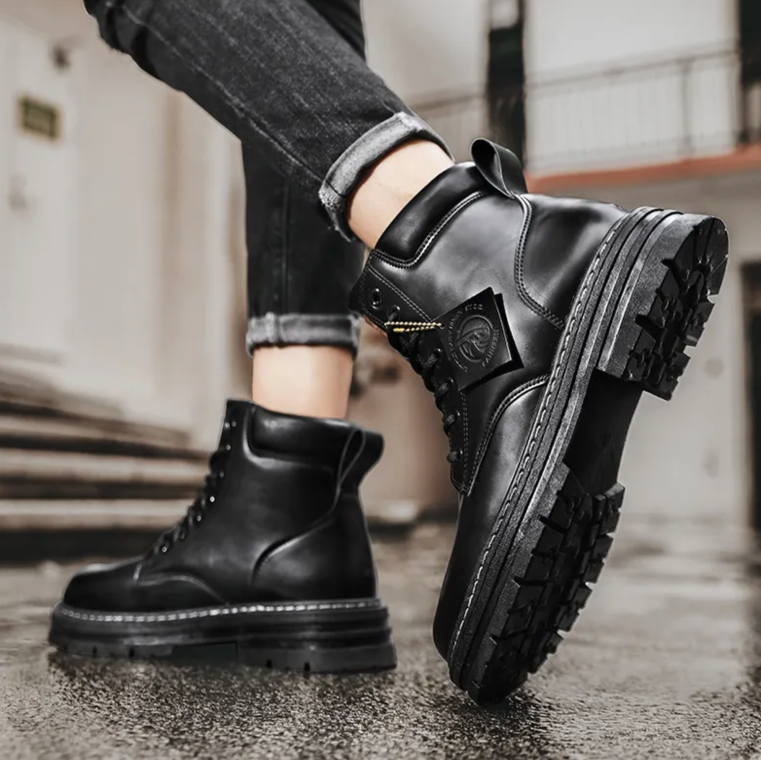 Herren Stiefel Hoch Schaft Komfort - IdealeKleiden