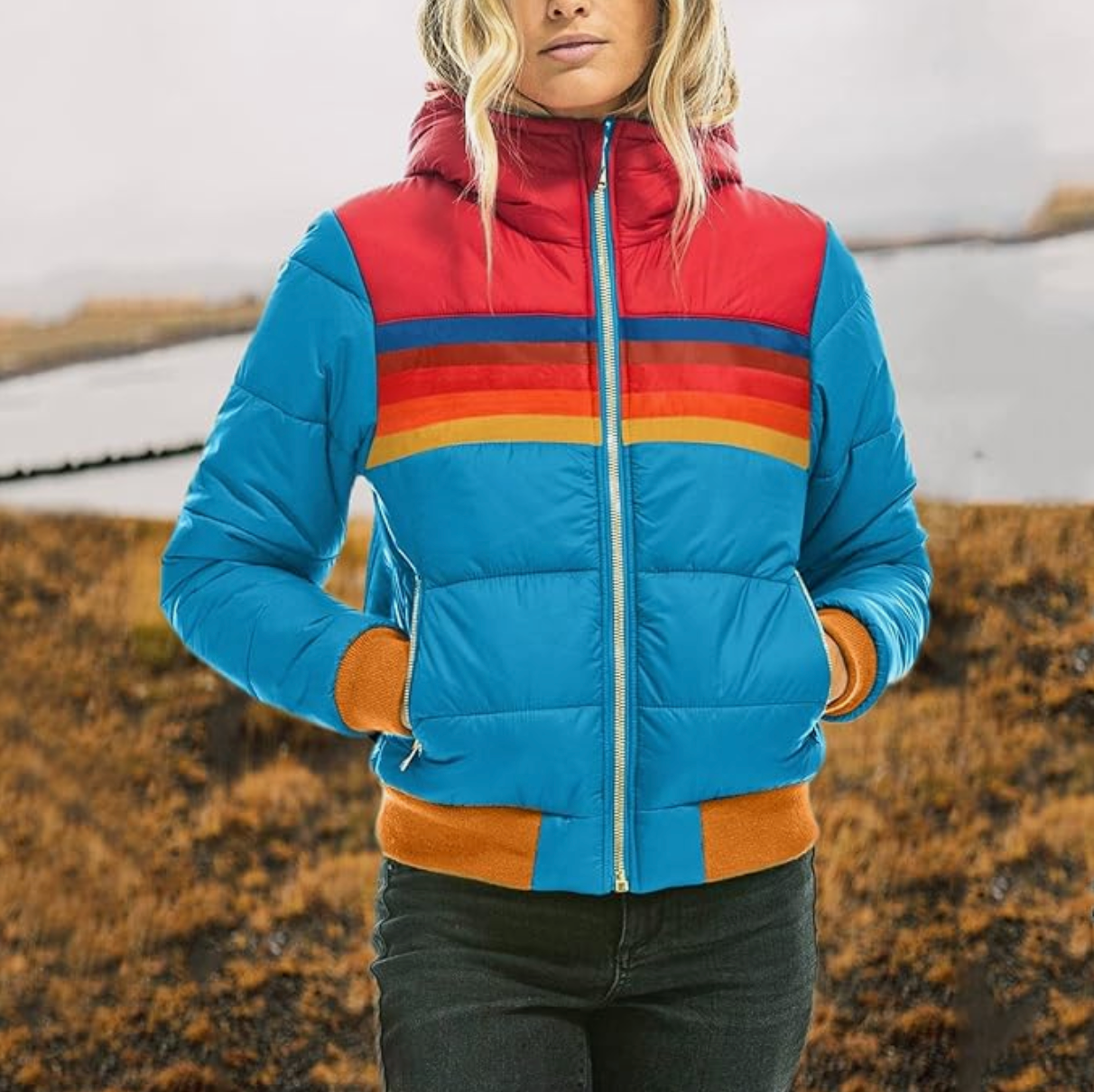 Retro Women's Parka Vintage Style