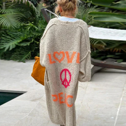Soft Women's Long Elegant Cardigan