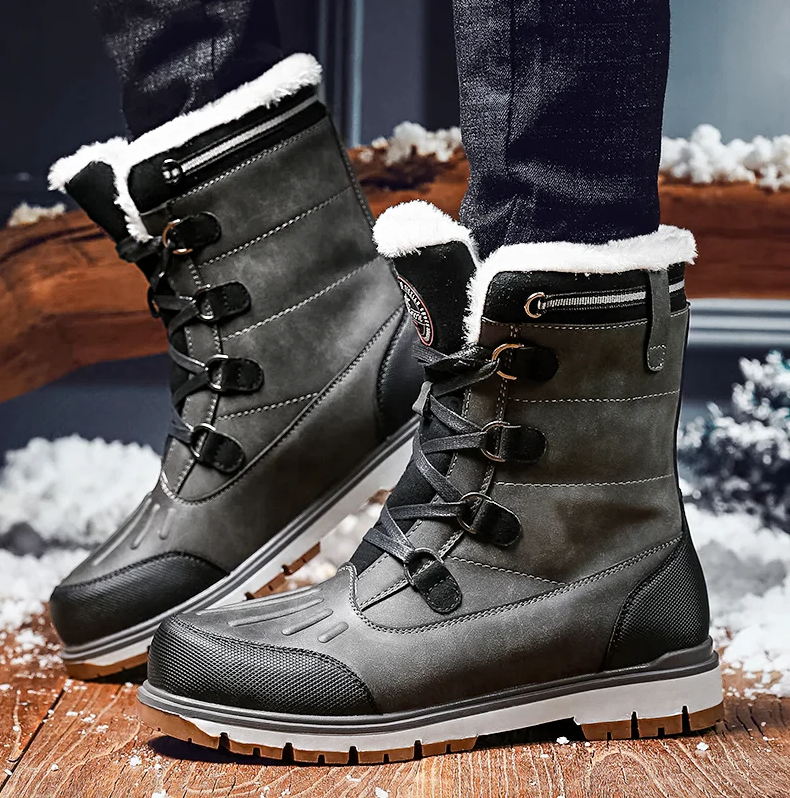 Men's Warm Insulated Waterproof Boots