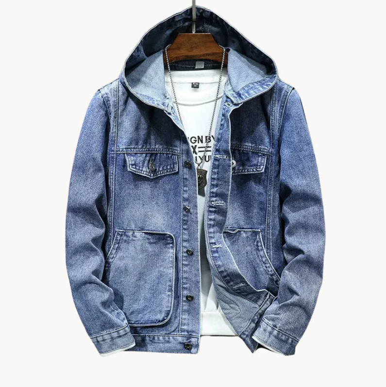 Herren Parka Vintage Stil mit Kapuze - IdealeKleiden