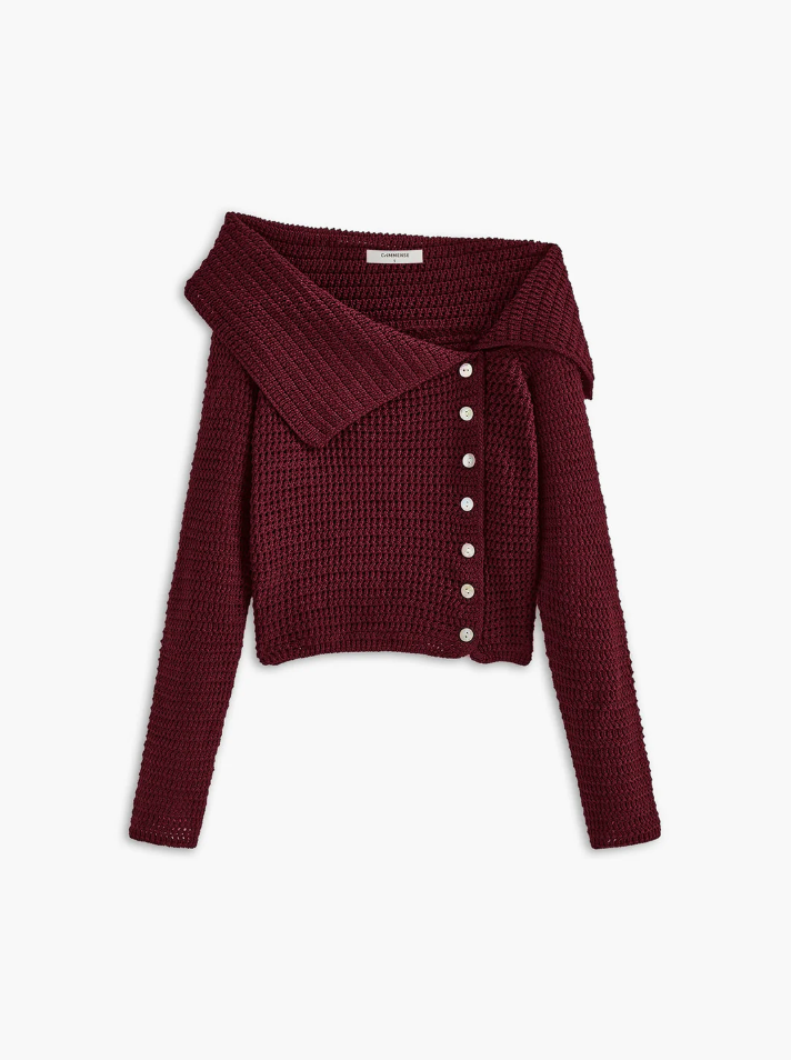 Women's Asymmetrical Knit Top