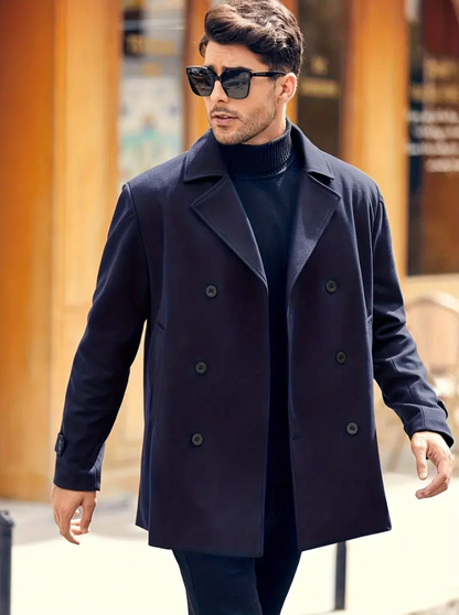 Men's Trench Coat Elegant Classic Design