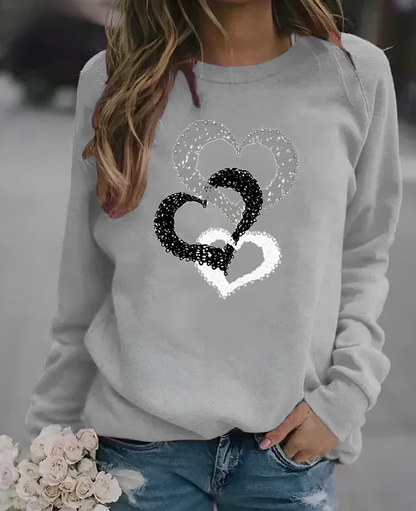 Christmas Sweatshirt Cozy Wintery Red