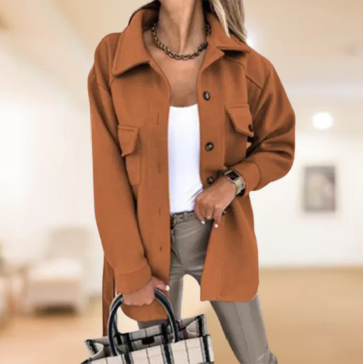 Women's Trench Coat Winter Warm Elegant